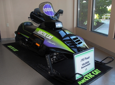 The 100,000th Arctic Cat (since 1983)