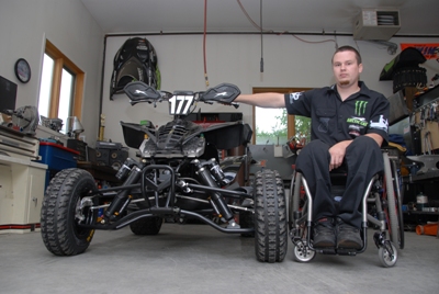 Jeff Tweet and his custom ATV