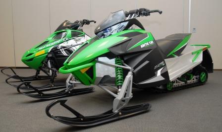 Comparing a model of a 2012 with a Twin Spar Arctic Cat