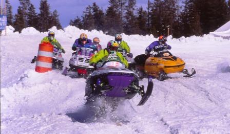 Chris Vincent on an Arctic Cat in 1996