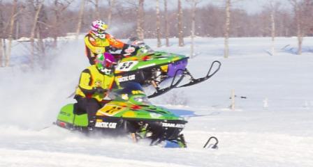 Team Arctic's Pat Mach and Brad Pake in the '99 I-500