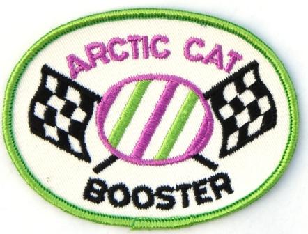 New Vintage Embroidered  "Arctic Cat"  Snowmobile Patch  3" NOS 