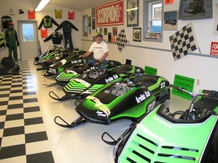 Some of the most-rare Arctic Cat Sno Pro racers
