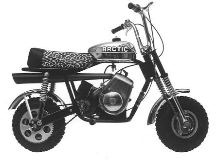 Artic Cat Bikes Vintage Mini Bike Ad 10" x 7" Reproduction Metal Sign A354 