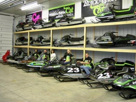 Johnson family and their Arctic Cat collection