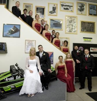 Johnson family and their Arctic Cat collection