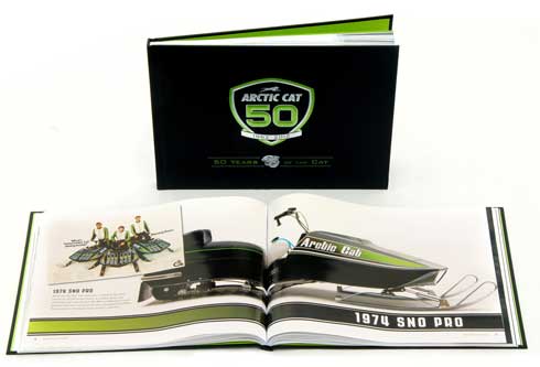 "50 Years of the Cat" book from Arctic Cat