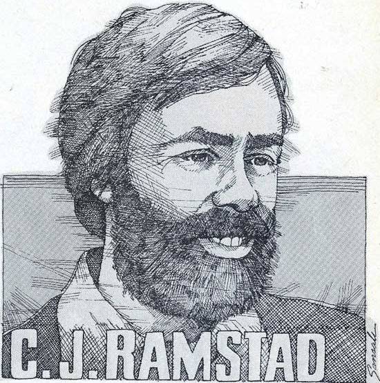 C.J. Ramstad drawing as it appeared in Snowmobile Magazine circa 1983.