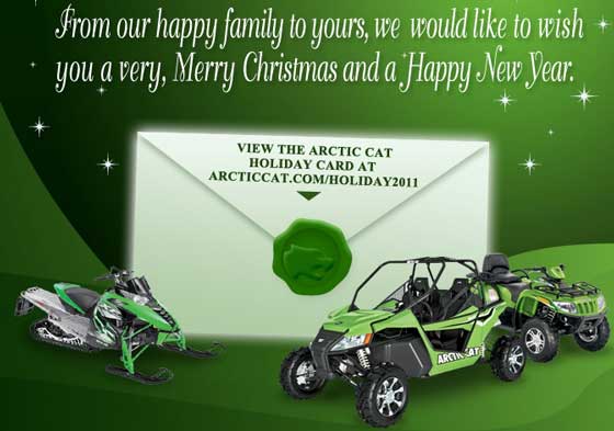 Happy Holidays from Arctic Cat