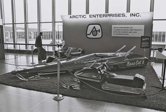 Arctic Cat display at the Mpls. airport
