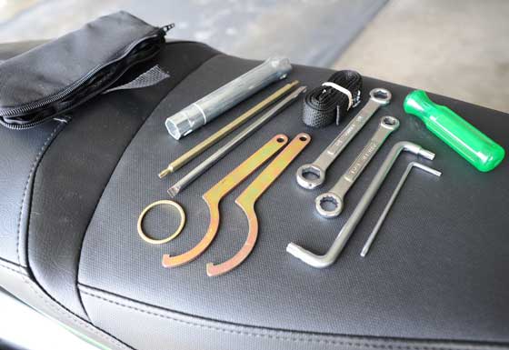Contents of the 2012 ProCross Arctic Cat tool kit