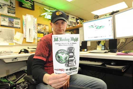 Corey Friesen, Arctic Cat Senior Graphics Stylist and hockey guru