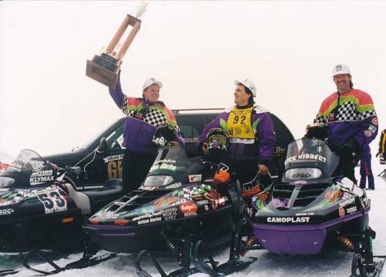 Brad Pake, Jeremy Fyle and Kirk Hibbert 1-2-3 at the '95 Grand 500