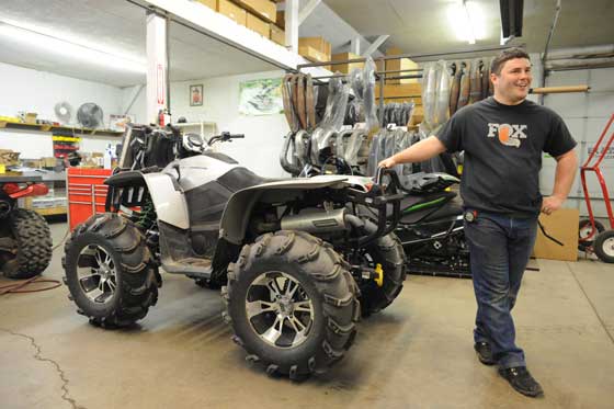 Jeremy Houle of Speedwerx and a butt-kicking Arctic Cat MudPro