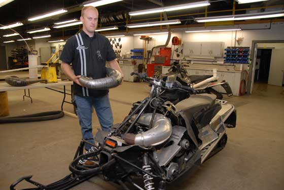 Mike Larson, Snowmobile Design Engineer at Arctic Cat