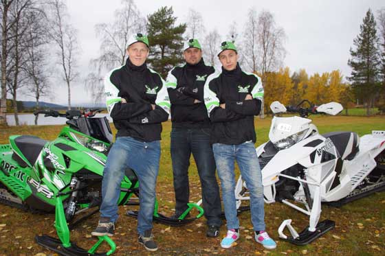 Arctic Cat's Team Yngvesson from Sweden 