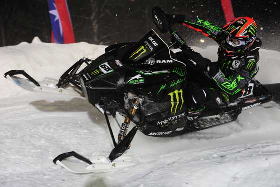 Monster Energy - Arctic Cat racer Tucker Hibbert, by ArcticInsider.com