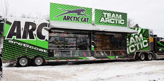 New Arctic Cat Parts Trailer