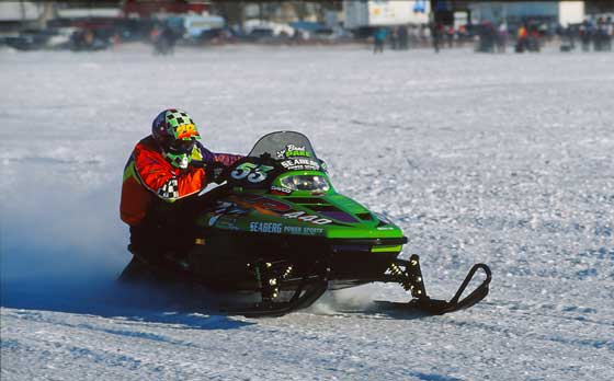 Team Arctic Cat ace Brad Pake won Pine Lake in 1995