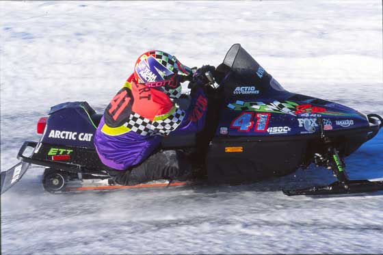 Team Arctic Cat legend Kirk Hibbert won Pine Lake in 1994