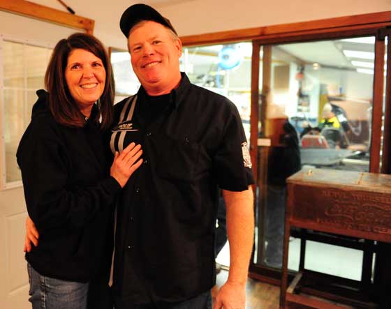 Linda & Rich Pederson, owners of the Zedshed