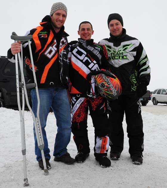 D.J. Ekre, Ryan Simons and Brian Dick. Photo: ArcticInsider.com