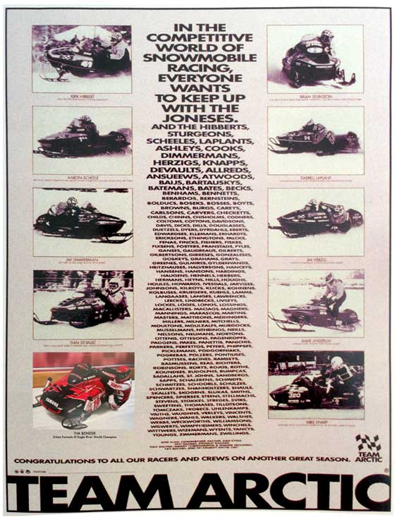 1994 Team Arctic Race Poster by ArcticInsider