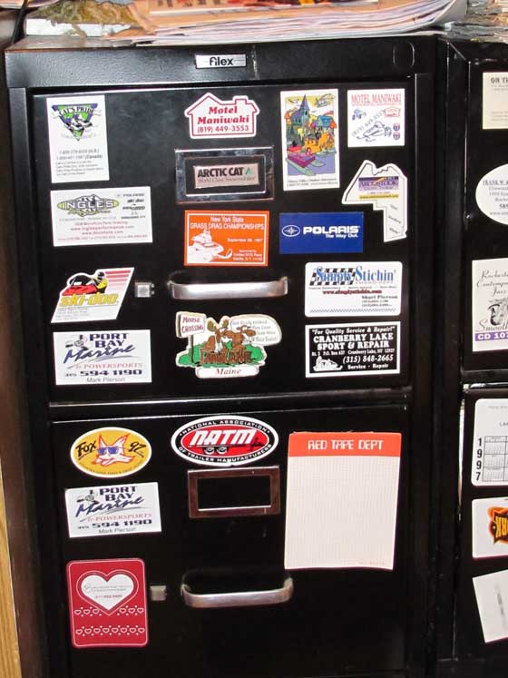 Dave Wells file cabinet
