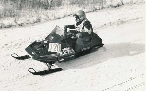Kirk Hibbert winning the 1990 Jeep 500 aboard the Arctic Cat EXT Special