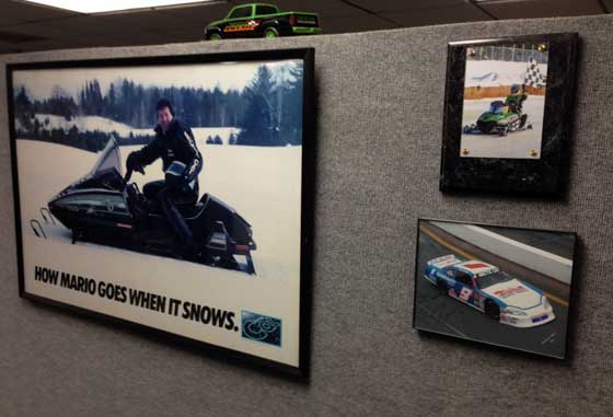 On the walls at Arctic Cat in TRF, photo by ArcticInsider.com