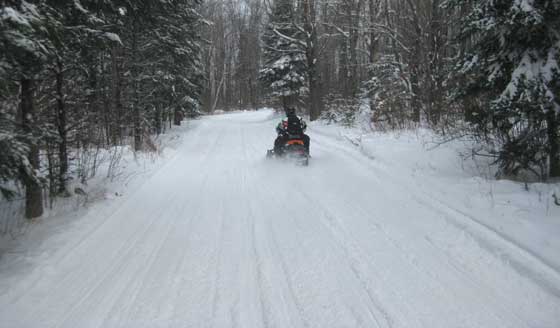 C.J. Ramstad North Shore Trail on an Arctic Cat. Photo by ArcticInsider.com