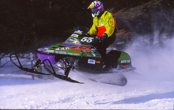 Brad Pake at the 1996 ISOC I-500 cross-country. Photo by ArcticInsider.com