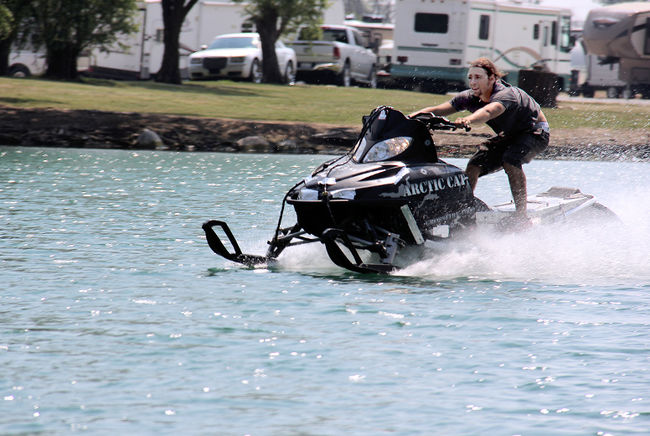 TGIF: Snowmobiles, water and Arctic Cat