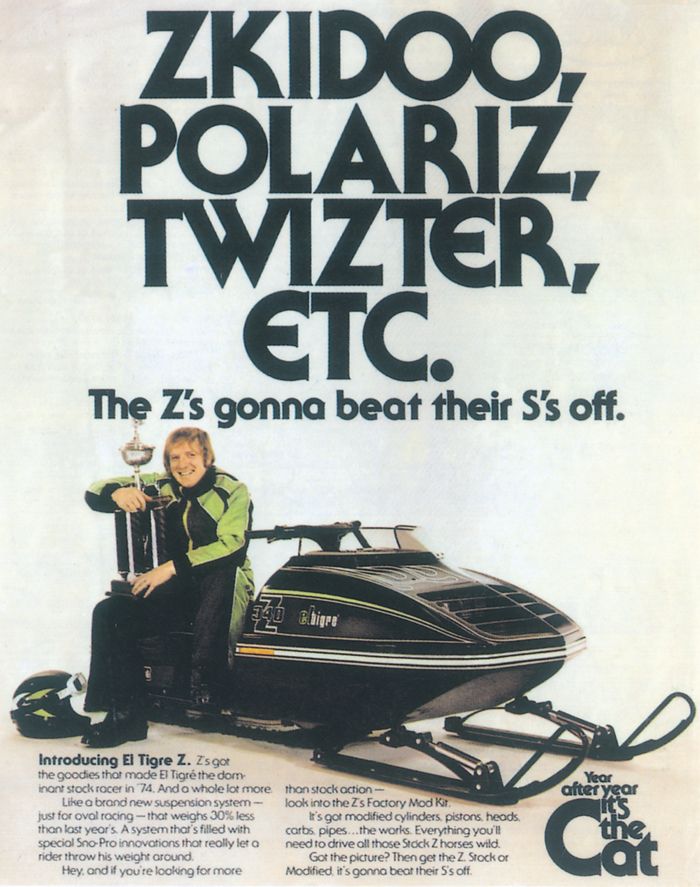 1975 Arctic Cat radio advertisement for Team Arctic.