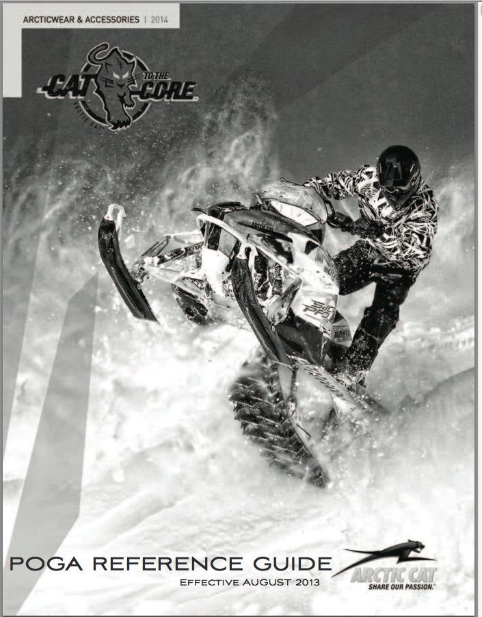 2014 Arctic Cat Snowmobile Accessory Reference Catalog