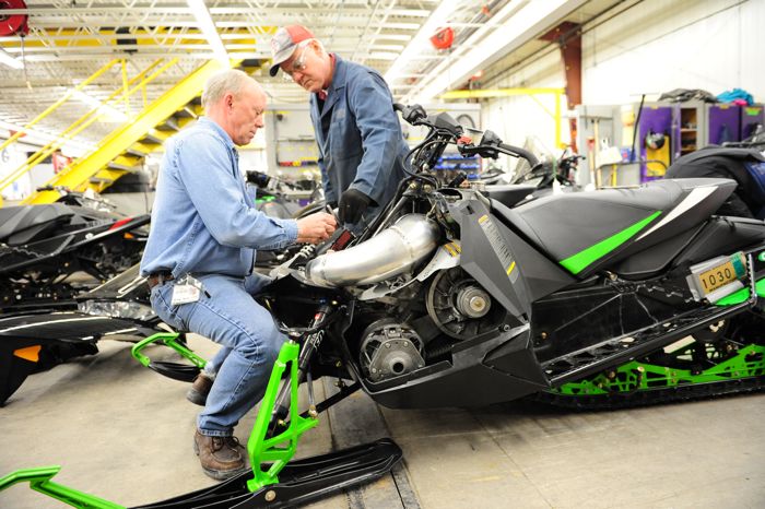 Arctic Cat engineers Greg Spaulding & Larry Coltom with an El Tigre