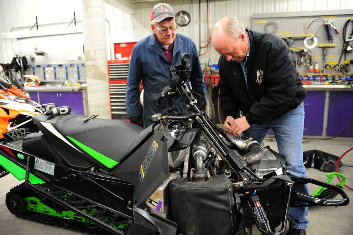 Larry Coltom and Greg Spaulding with the Arctic Cat ZR6000 El Tigre