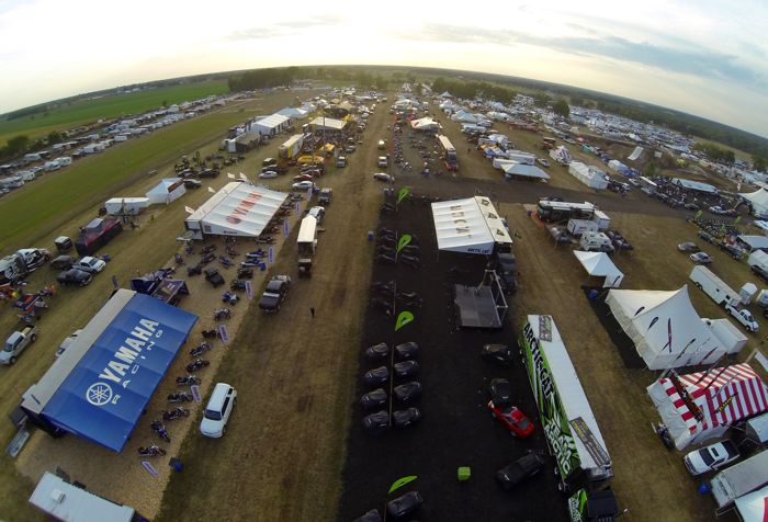 Bird's eye view of Hay Days 2013, photo by Chad Colby