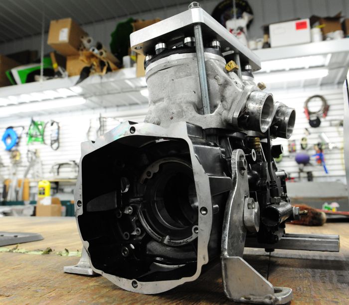 Wanderscheid's Hooper Racing-built Champ 440 engine. Photo: ArcticInsider.com