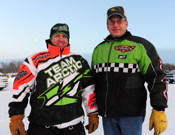 Arctic Cat racers, race-makers and great guys, Chad Dyrdahl and Robert Johnson