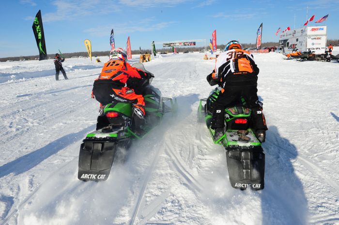 Team Arctic’s Zach Herfindahl and Wes Selby. Photo by ArcticInsider.com