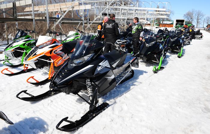 2014 Arctic Cat snowmobile Demo Ride Event