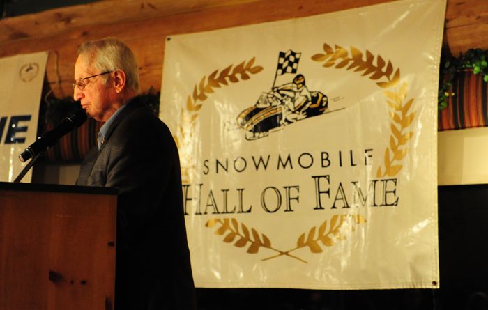 Loren Anderson, 2014 Snowmobile Hall of Fame weekend. Photo by ArcticInsider.com