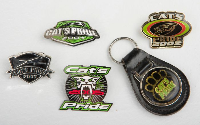 Cat's Pride Club pins from the Ische collection