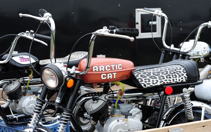 Arctic Cat mini bikes at the swap. ArcticInsider.com