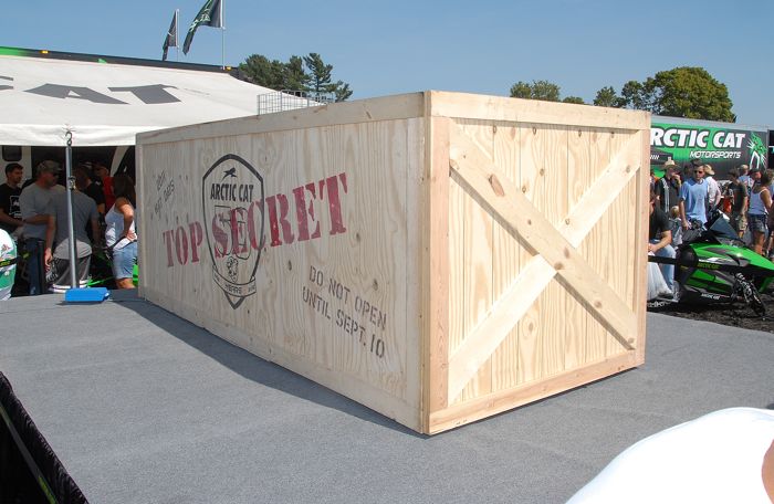 What's in the Top Secret box from Arctic Cat? Photo by ArcticInsider.com