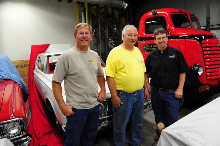 Gordon Rohde, former Arctic Cat dealer, with Dimmerman (left) and Rowland (right). Photo by ArcticInsider.com