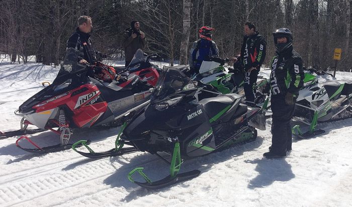 I have a lot of plans for group snowmobile rides.