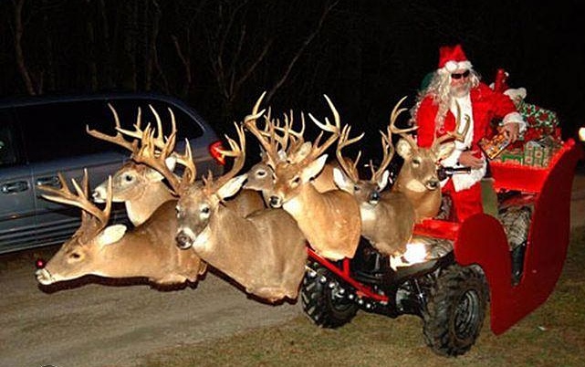 TGIF: Santa on his ATV