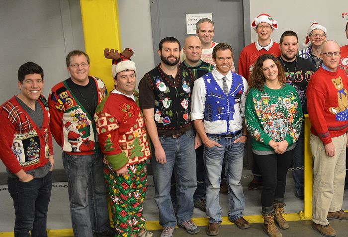 2014 Arctic Cat Engineering Ugly Sweater Contest